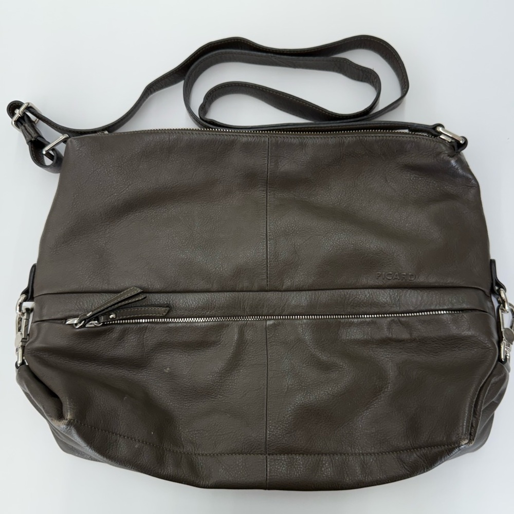Picard  Leather Crossbody Bag